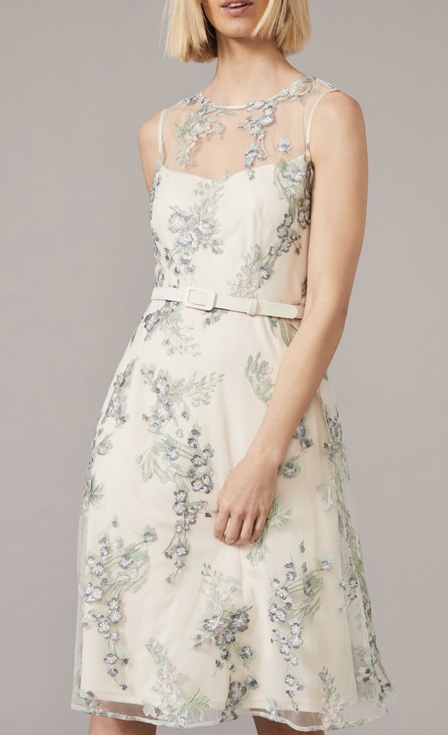 Phase Eight Lia Embroidered dress. size 12. RRP £169 image 4
