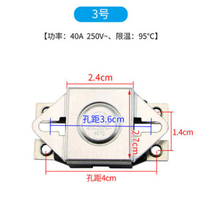 1 Pc Fits No.3 Temperature Limiter Parts Anti-dry Temperature Control Protector