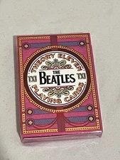 theory11 The Beatles (Pink) Premium Playing Cards Brand New Sealed Deck 40f1
