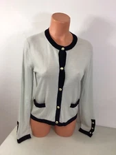 Rodier Merino Wool Cardigan Sweater Womens Small