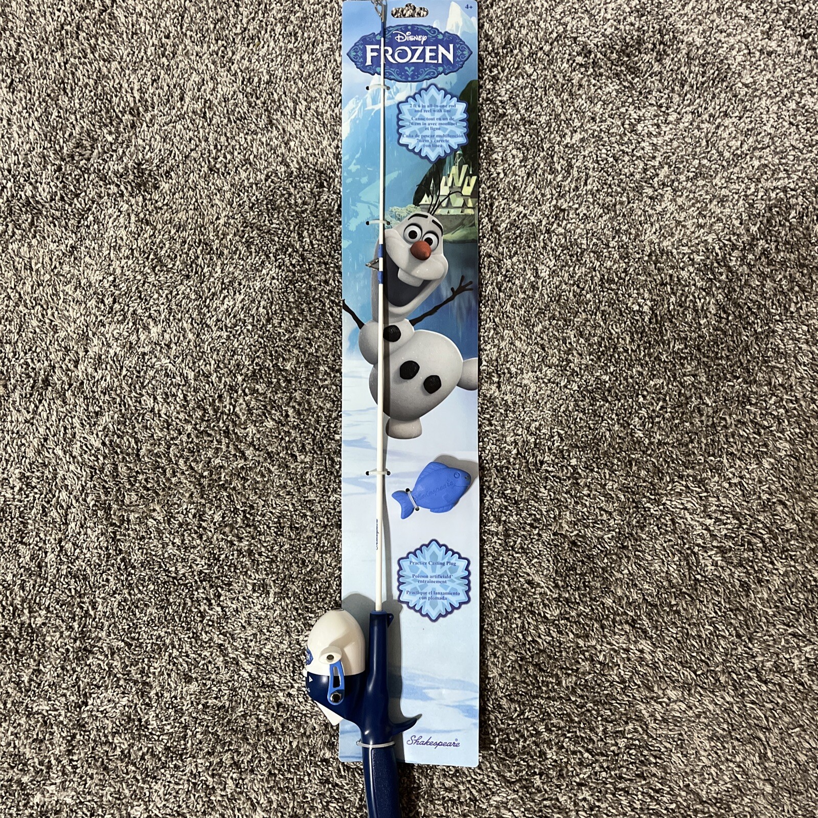 DISNEY'S Shakespeare's FROZEN 2 2'6" Youth Fishing PoleRod & Reel eBay