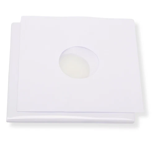25 St. reinweiße LP Schallplatten Innenhüllen, gefüttert, 90 gr.