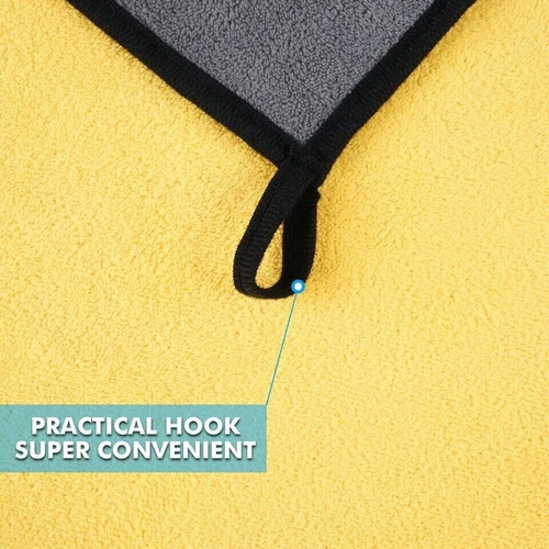 10X Yellow Car Wash Microfiber Towel 24x12'' Cleaning Drying Car Care Soft Cloth - Picture 8 of 10