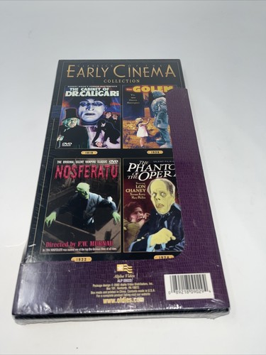 Classics Of The Early Cinema Collection 4 DVD Box Set (DVD, 2003 4-Disc Set) NEW