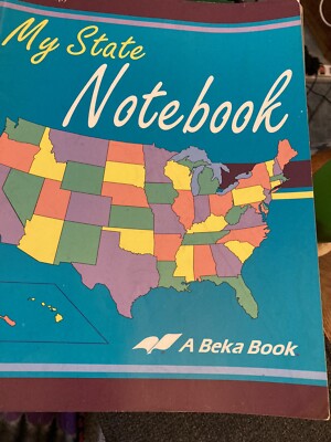 Abeka Grade 4 My State Notebook Very good