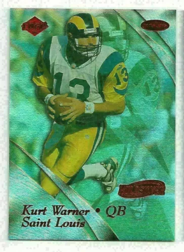 1999 Collector's Edge Kurt Warner Masters HoloSilver #137/3500 Rams #157