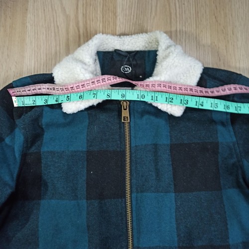 С&A wool shearling sherpa jacket blazer coat - Picture 13 of 20