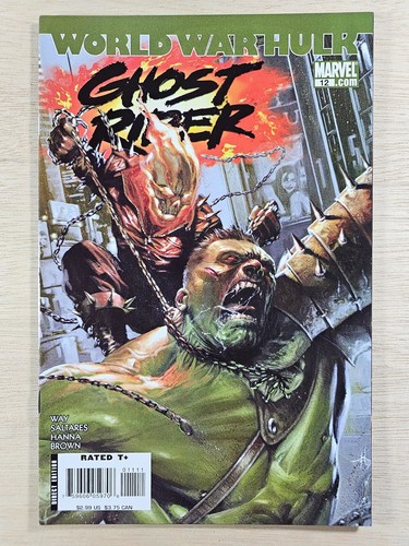 Ghost Rider #12 Marvel Comics 2007 World War Hulk Dell'Otto VF Very Fine