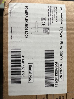 Dormakaba Powerplex 2000 Electronic Lockset P2066XSLL62641