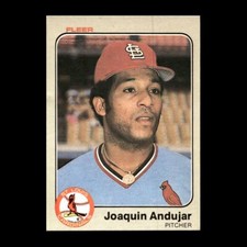 Joaquin Andujar 1983 Fleer St. Louis Cardinals #1 NM-MT Vintage!