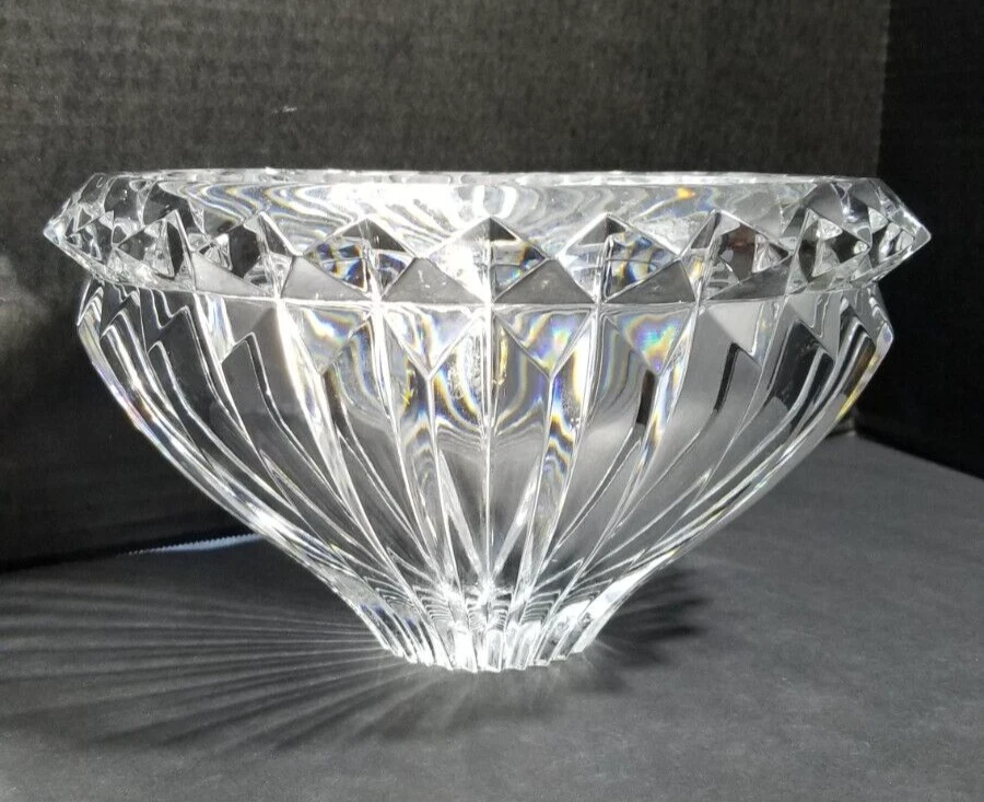 Mikasa Crystal Bowl Stunning. Labeled eBay