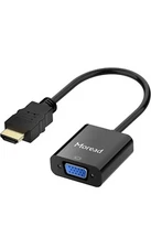 2-Pack HDMI (Male) to VGA (Female) Video Adapter ~ Gold Plated ~ 6" Moread NEW