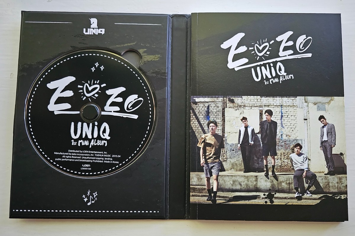 UNIQ 1st mini album EOEO Korean version CD Booklet + Yibo