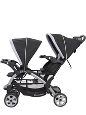 Baby Trend SS76B51A Sit N' Stand® Double Stroller- Stormy