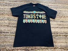 Vintage 90s Tombstone Arizona Tourist Mens Medium Sportex Black T-Shirt USA Made