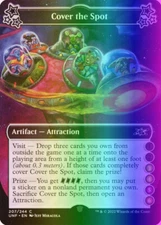 MTG Magic the Gathering Cover the Spot (207d/689) Unfinity LP FOIL