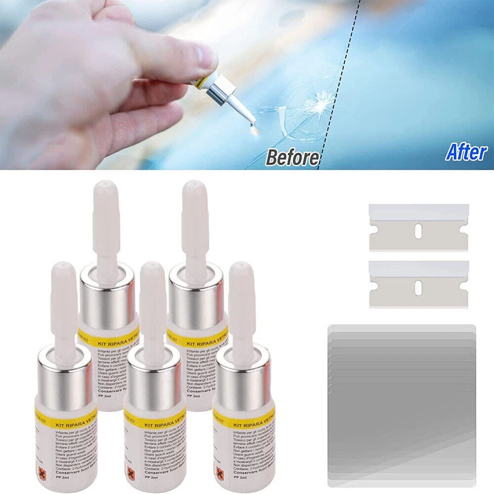 Car Windshield Cracked Repair Tool DIY Windshield Repair Fluid Vehicle