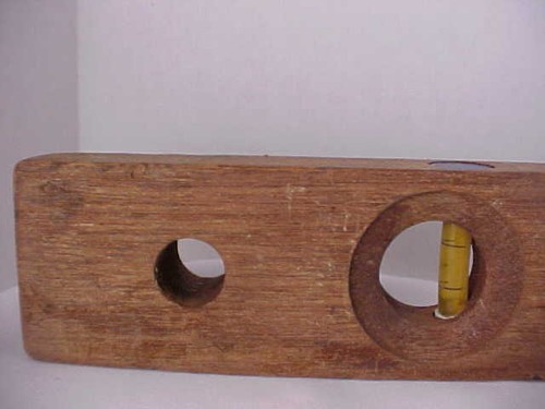 Journeyman Wooden Level 18" Carpenters Building Hand Tools Vintage Condition