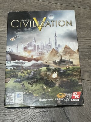 Sid Meier's Civilization V (PC DVD, 2010) Tested & Works
