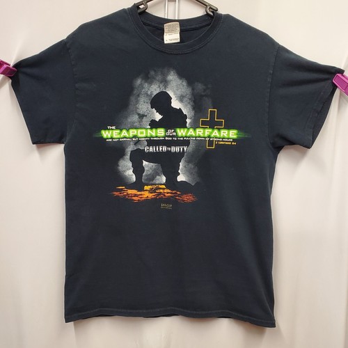 Y2K Jesus Shirt Mens Size M Called To Duty The Weapons Of Our Warfare Kerusso