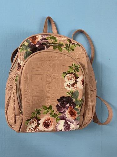 Steve Madden Blush Floral Mini Backpack Mint