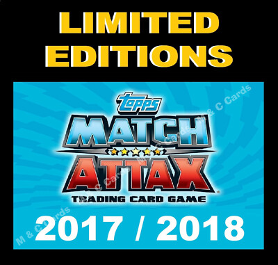 Match Attax 2017/18 17/18 LIMITED EDITION / 100 CLUB + EXTRA Karten 2018 