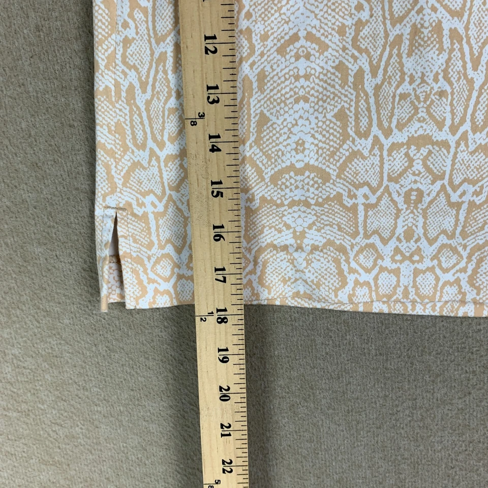 EP PRO Golf Skort Size 4 Tan Mini Skirt Python Snake Animal Print - Image 4 of 4