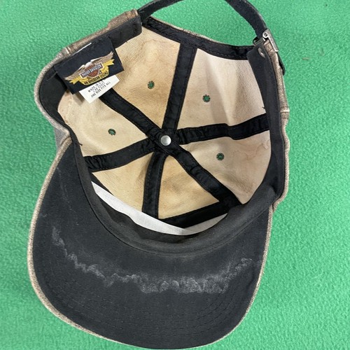 Vintage Harley-Davidson Baseball Cap Mens One Size Black 100% Algodao Adjustable - Picture 7 of 8
