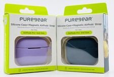 PureGear Airpods Silicone Case  Magnetic Strap For Apple AirPods Pro 2nd Gen