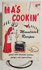 Ma's Cookin Mountain Recipes by Sis and Jake, 1975 Ozark Maid Candies