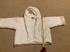 Petit Bateau White Cardigan-1 Year