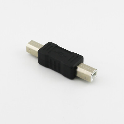1pc USB 2.0 Type B Male To USB B Male Printer Port Converter Adapter Connector