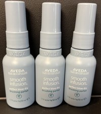 Lot of 3 Aveda Smooth Infusion Perfect Blow Dry Brushing Parfait 1.7 oz Travel