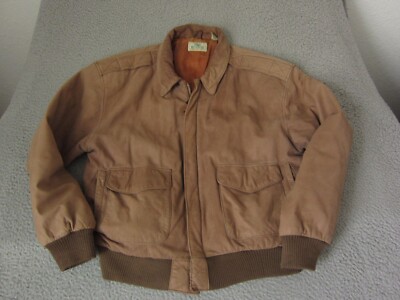Vintage RedHead Jacket Mens Medium Brown Leather Flight A2 Pilot