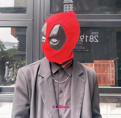 Deadpool 3 Mask Cosplay Wade Wilson Full Face PVC Solid Mask Helmet Halloween - Picture 15 of 16