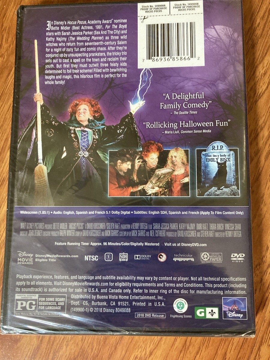 🎄Hocus Pocus DVD 786936858662 | eBay 🎄Hocus Pocus DVD 786936858662 | eBay