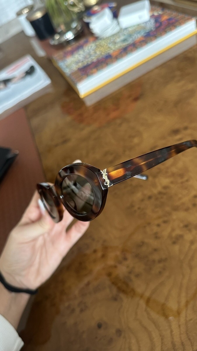 Ysl Saint-Laurent Tortoiseshell Sunglasses 2024 | eBay display picture 1