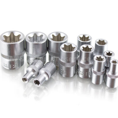 Nusssatz Torx Vielzahn Stecknusssatz Steckschlüssel Stecknüsse 12tlg BITUXX