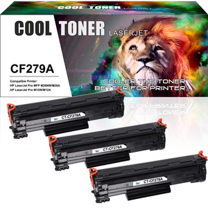 3 PACK Toner Compatible for HP 79A CF279A LaserJet Pro MFP ...