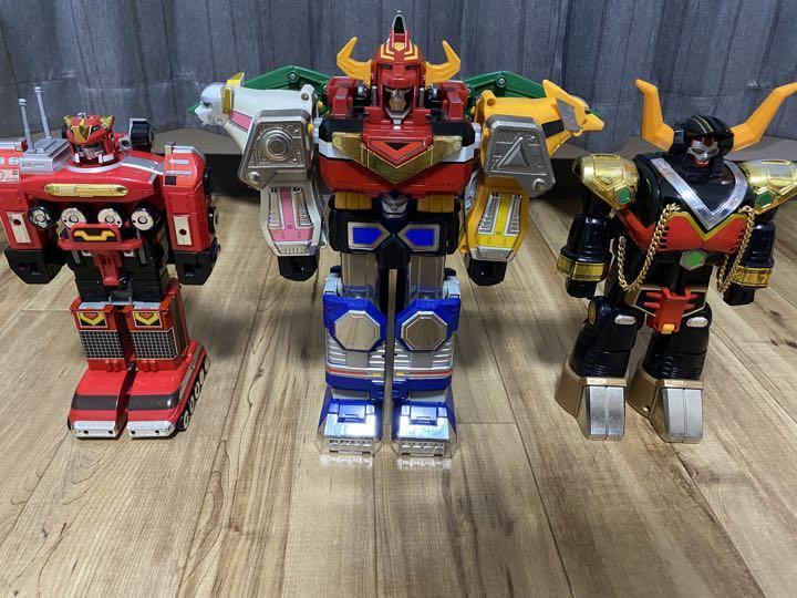 Power Rangers Lost Galaxy Gingaman DX Megazord 3p Set GingaiOh