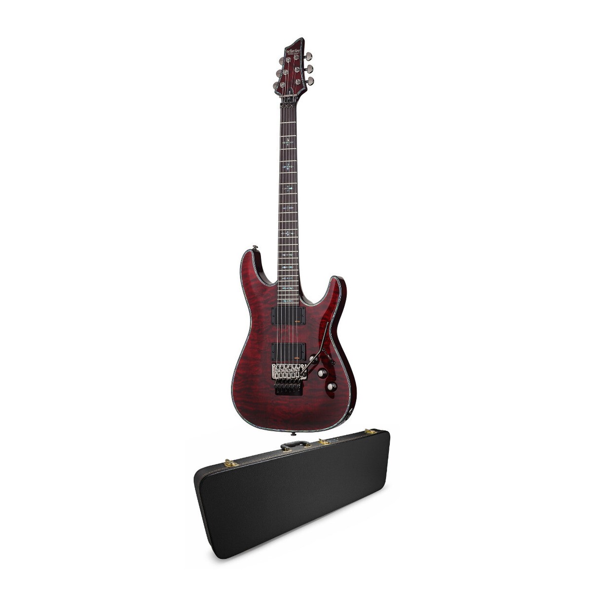 Schecter Hellraiser C-1 FR Electric Guitar Black Cherry with  