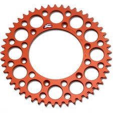 Renthal Rear Sprocket - 49-Tooth - Orange | 224U-520-49GPOR