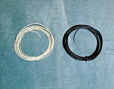 20 Ft Black White WIRE for LIONEL Marx American Flyer lockon transformer O Gauge