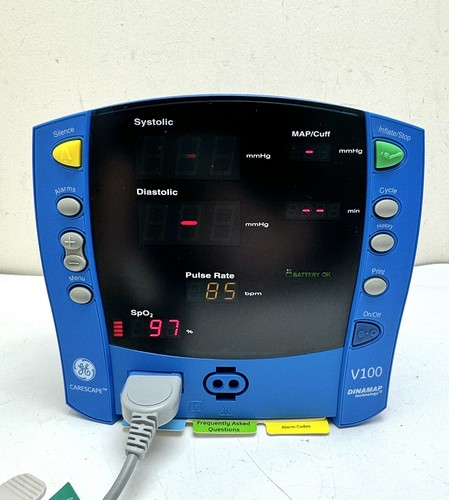GE DINAMAP V100 CARESCAPE PATIENTENMONITOR + KABEL SpO2 Neu in OVP - Bild 3 von 4