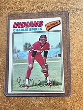 1977 Topps Baseball # 168 Charlie Spikes