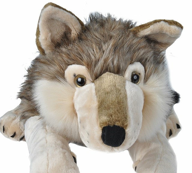 wild republic wolf plush