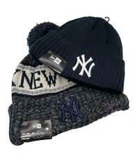 Authentic New Era New York Yankees Knit Cold Weather Hat Cap Beanie