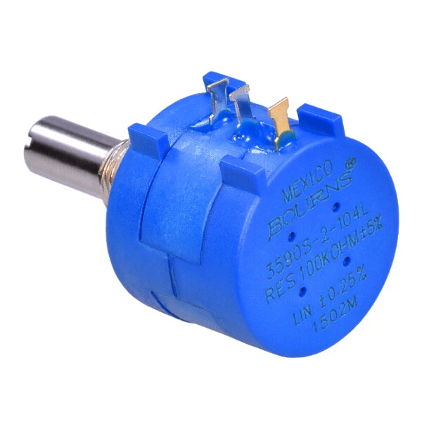 BOURNS Präzisionspotentiomer 3590S 1K 5K 10K 50K 100K Ohm Potentiometer 10KR 2W - Bild 2 von 2