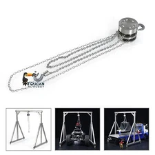 JDM Metal Chain Block Hoist for 1/10 RC Remote Control Engineering Vehicle Crane