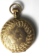1896 Elgin Size 6 Gold Filled Hunters Case Pocket Watch Not Running Grade 117